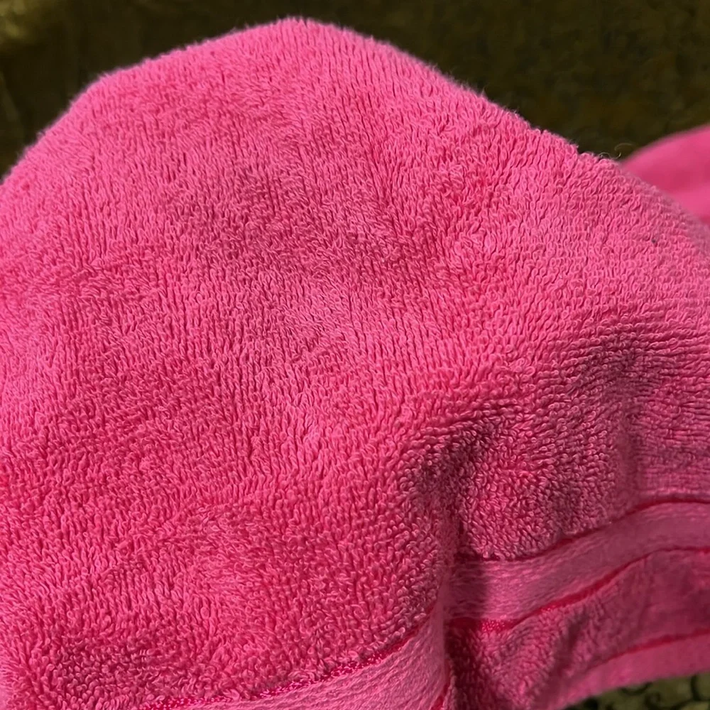 Pink Bath Towel Rags